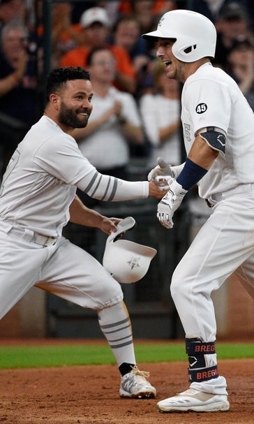 Bregman, Brantley HRs lead Miley, Astros over Angels 5-2